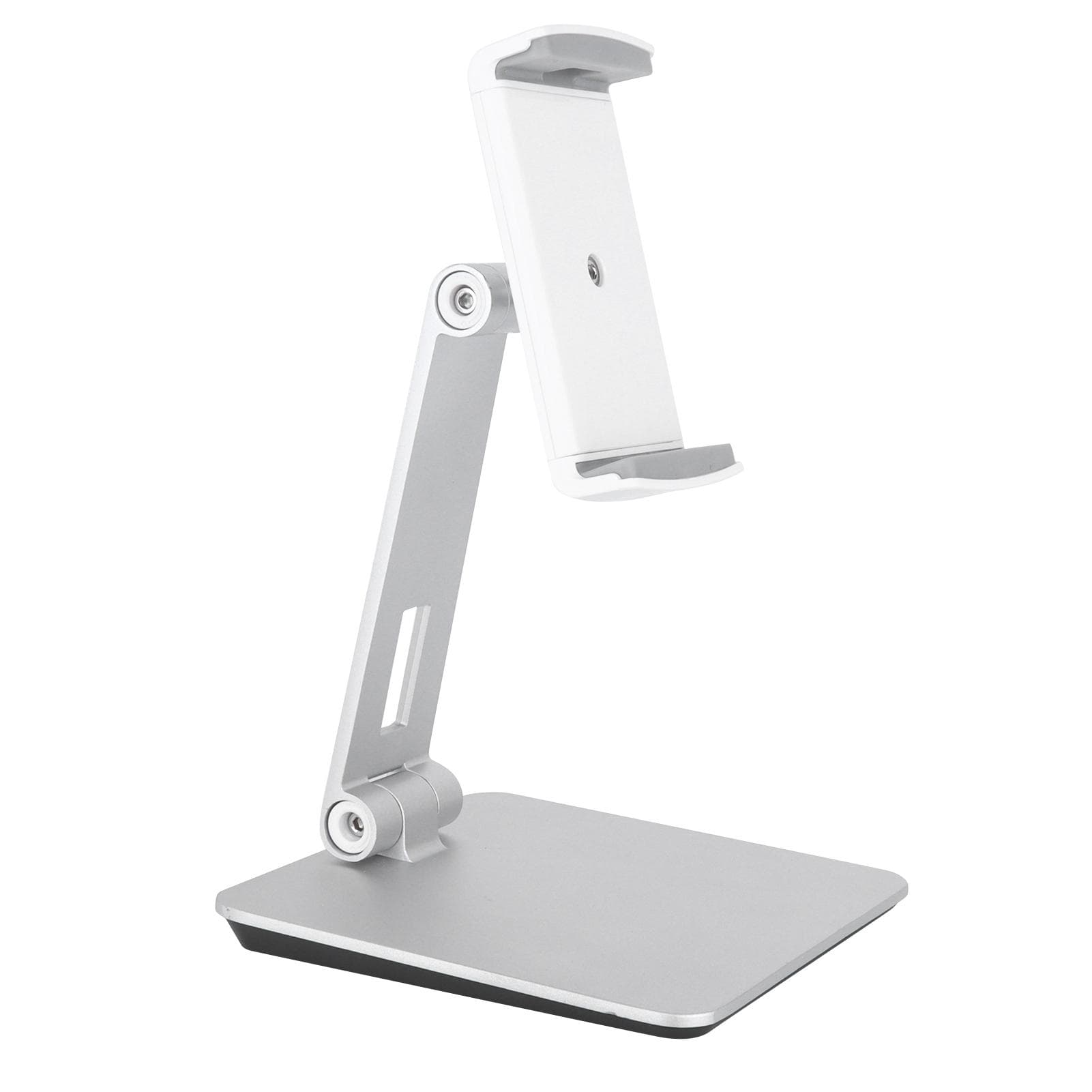 Tablet Stand Aluminum Foldable Adjustable Fits 4‑14in Mobile Phone Holder for Kitchen Table Bedside