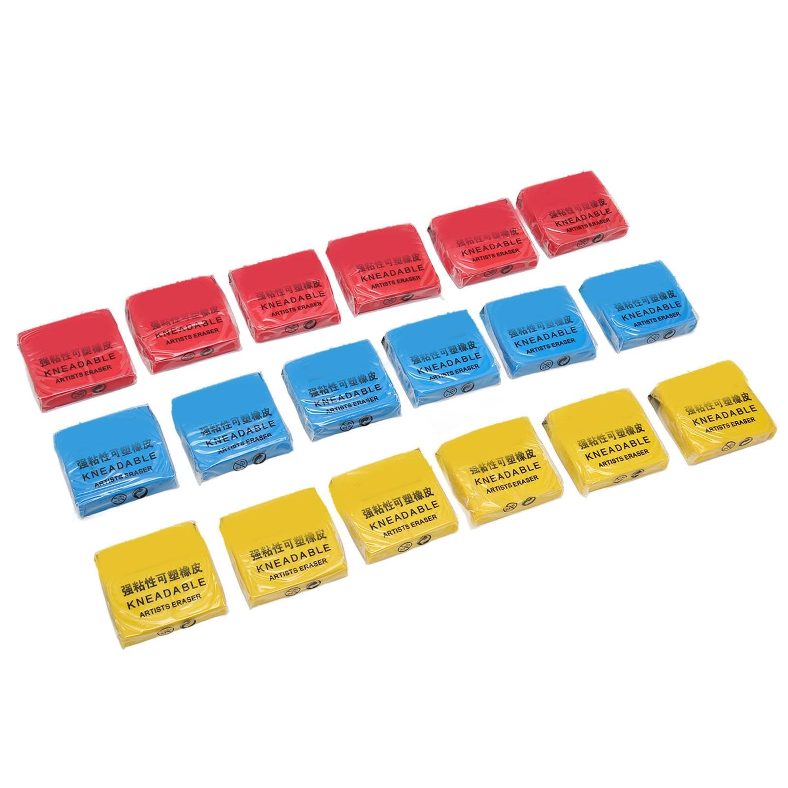 18PCS Kneaded Eraser Professional Strong Adhesion Moldable Eraser Art Gum Eraser for Artists