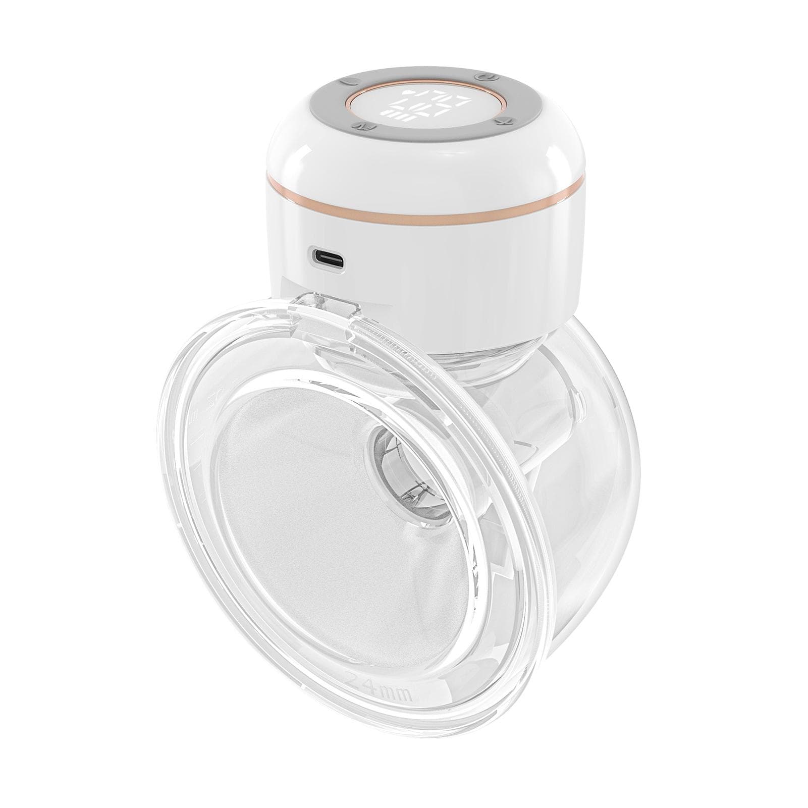Wearable Breast Pump Hands Free Electric Breast Pump for Breastfeeding 4 Modes 12 Suction Level Low 1 Pack