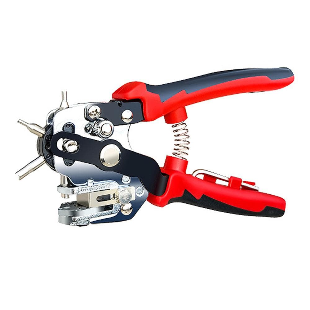 Multifunctional Hole Punch Eyelet Puncher Leathercraft Leather Belt Watchband Belt Round Hole Punch multicolour