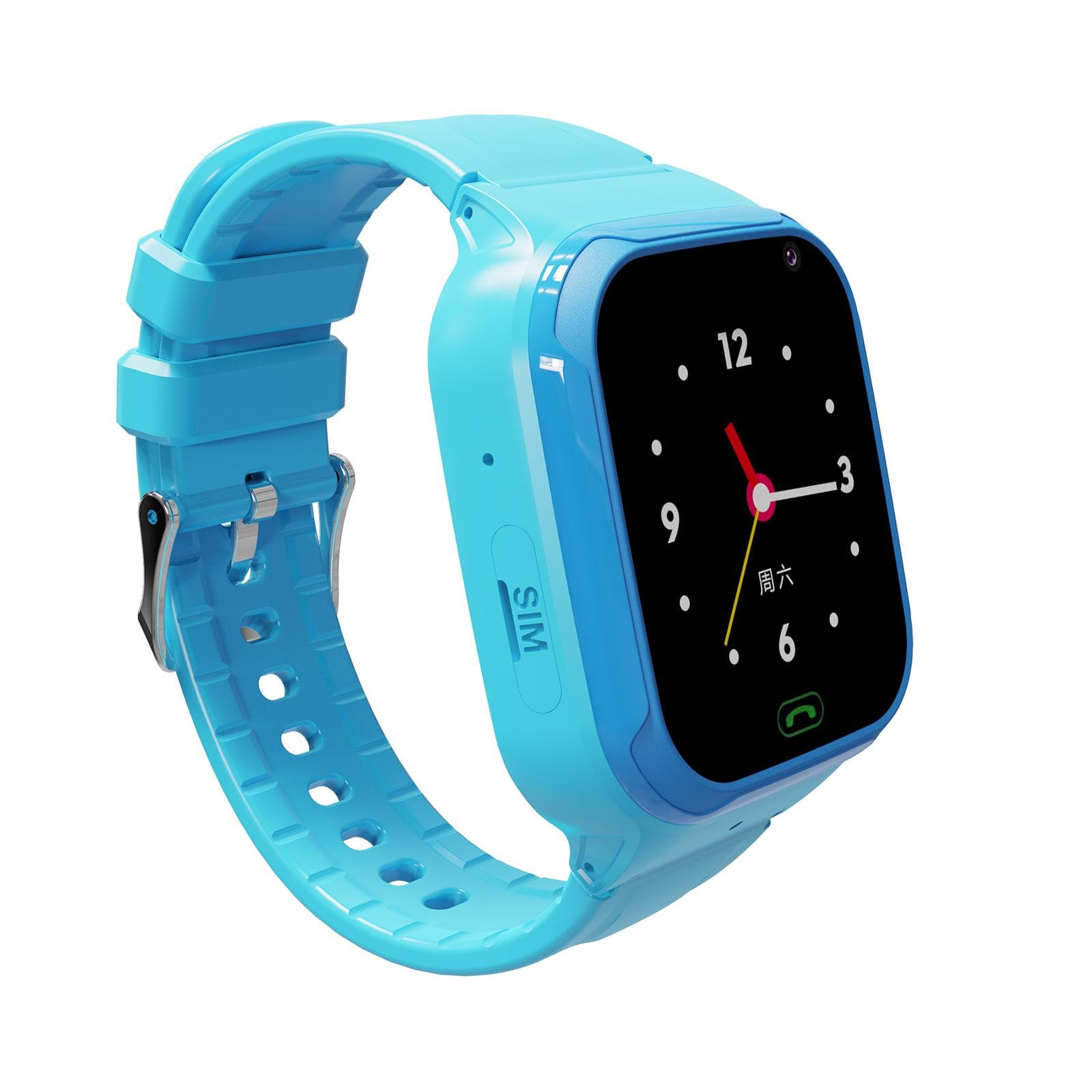 Kids Smart Phone Watch 4G Smart Watch for Kids WiFi LBS Location Child Tracker Watch Children s blue