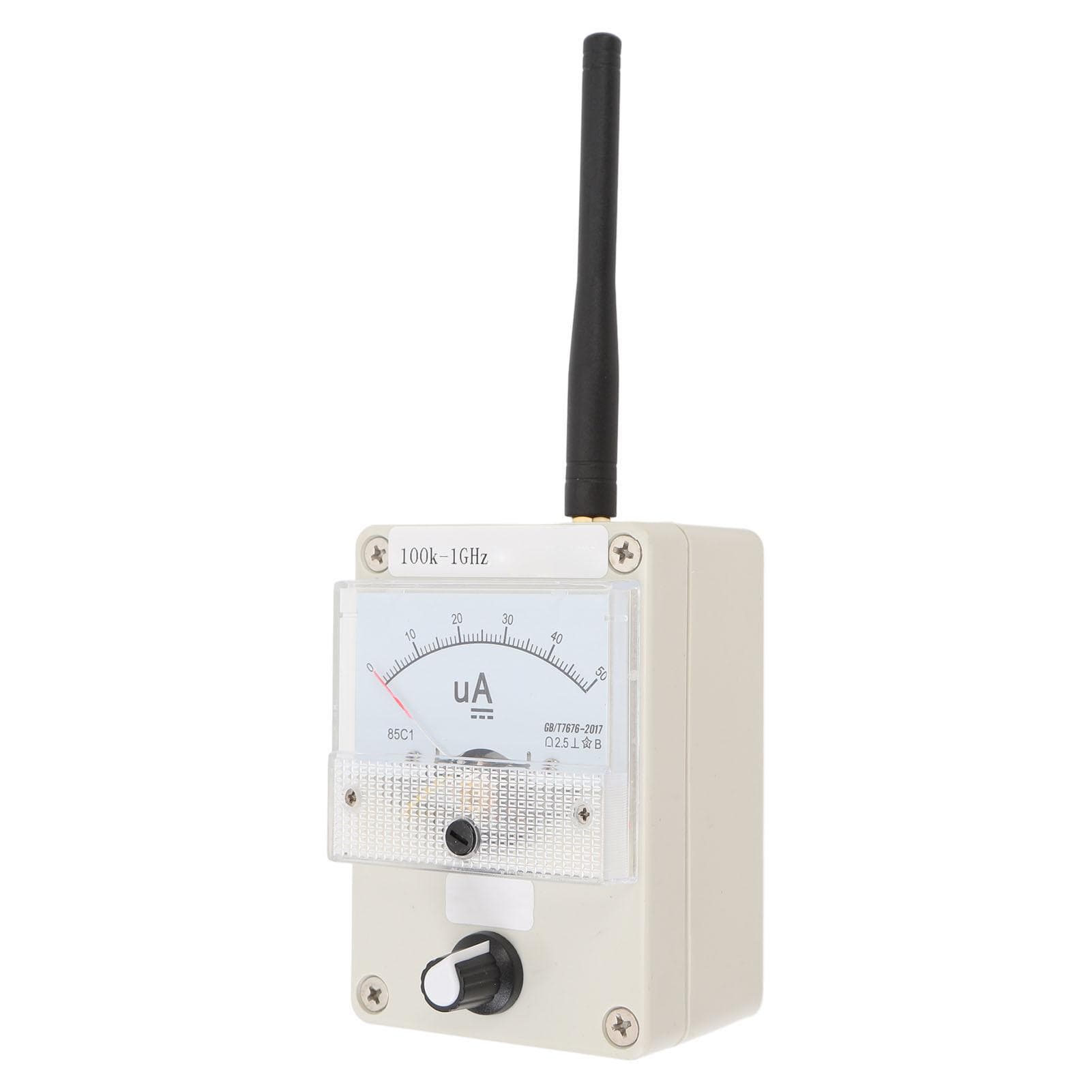 Field Strength Meter with Antennae 100KHz to 1GHz Broadband Portable Field Strength Test Meter for