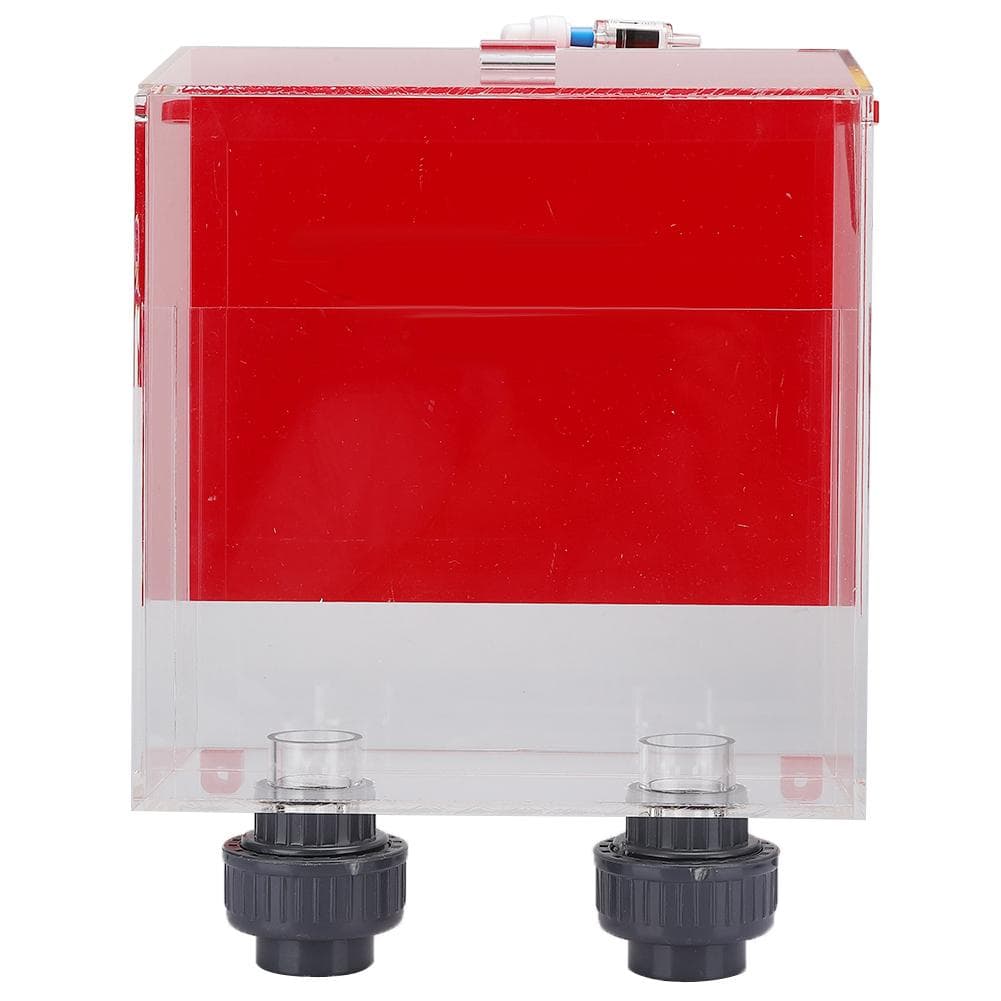 Acrylic Red Aquarium Syphon Free Holes Without Electricity Self Start Overflow Box Fish Tanks