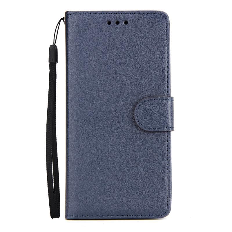 P20Lite Leather Case on for Huawei P20 Lite Case for Huawei P 20 P20 P30 Pro P30 Lite Cover Classic Style Flip Wallet Phone Case for Huawei P20 Lite blue