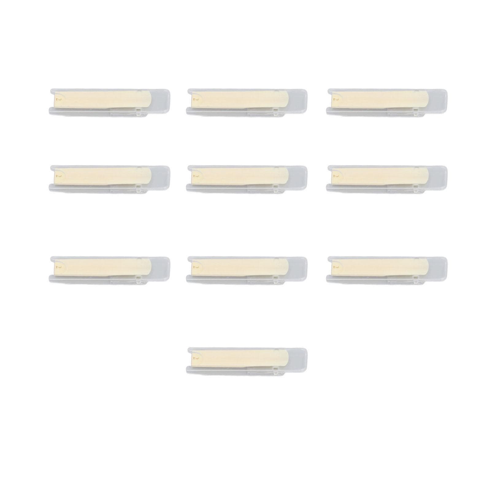 10PCS Tenor Soprano Saxophone Reeds Stable Sound Excellent Response Traditional Sax Reeds Strength