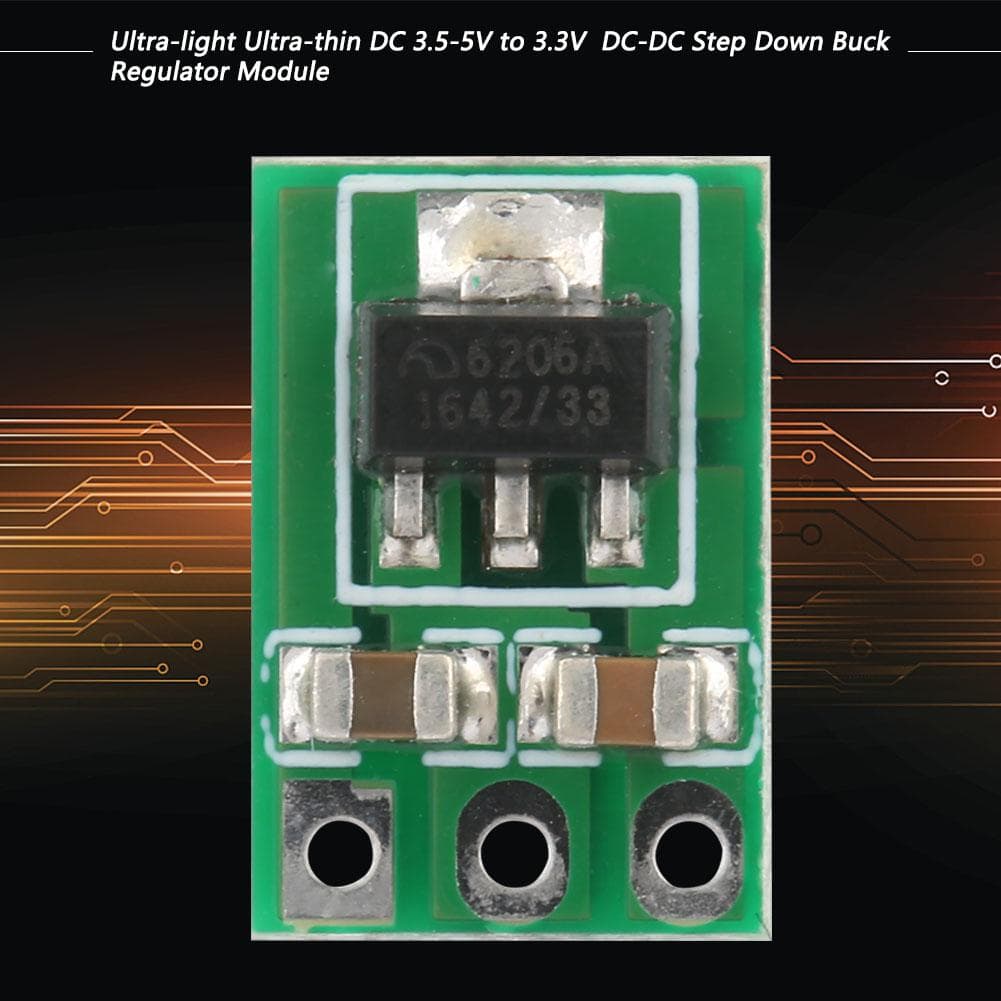 Ultra light Ultra thin DC 3.55V to 3.3V DCDC Step Down Buck Regulator Module