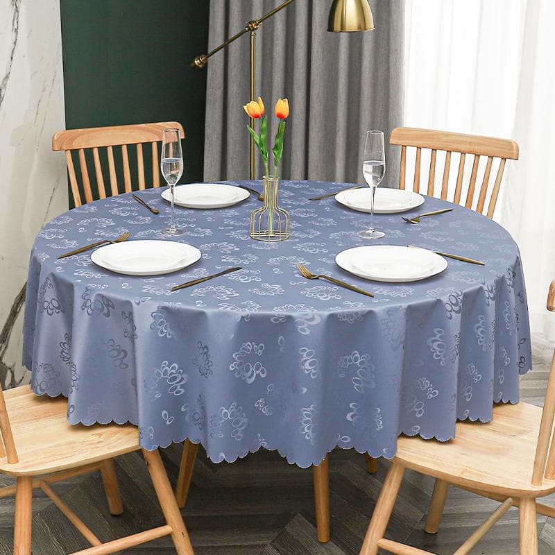 New Modern Banquet Hotel Round Tablecloth Multi-color Printed Table sheet Waterproof Oil Resistant Washable Table Cover 120cm round 1pcs