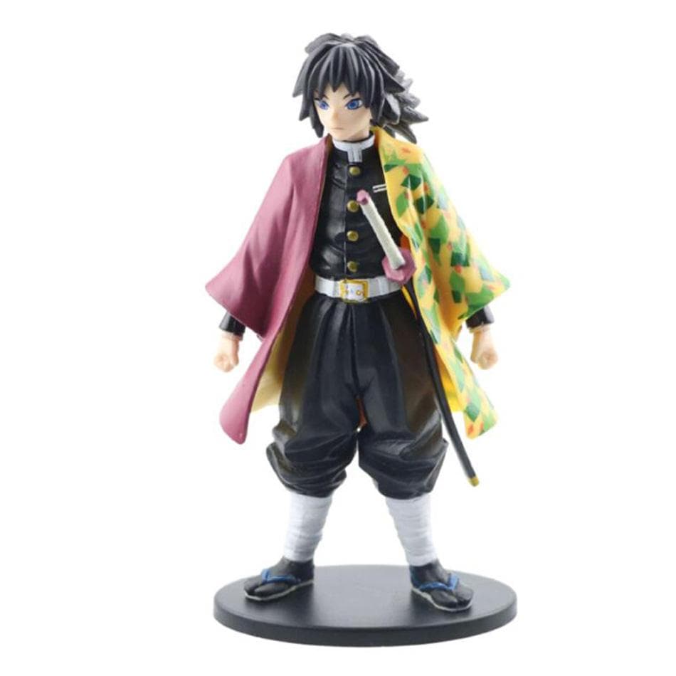 Anime 16CM Demon Slayer Kimetsu no Yaiba figure Kamado Tanjirou Action Figure Agatsuma Zenitsu Nezuko Warrior PVC Model Toys Giyuu No Box