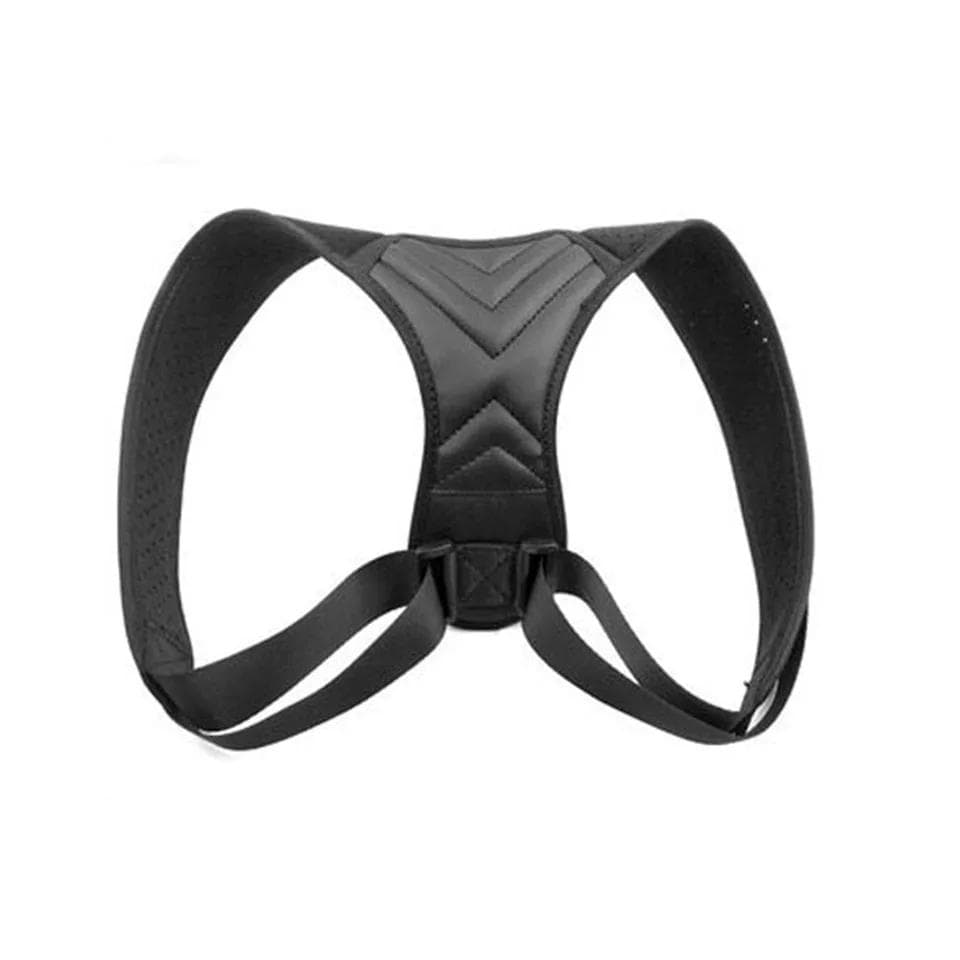 Adjustable Posture Corrector Back Support Shoulder Back Posture Correction Spine Corrector Postural Brace Fixer Adjustable Tape L black