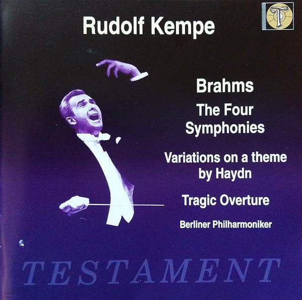 CD J. BRAHMS - Brahms: The Four Symphonies SBT3054 Testament 1994 UK ObiClassical Used