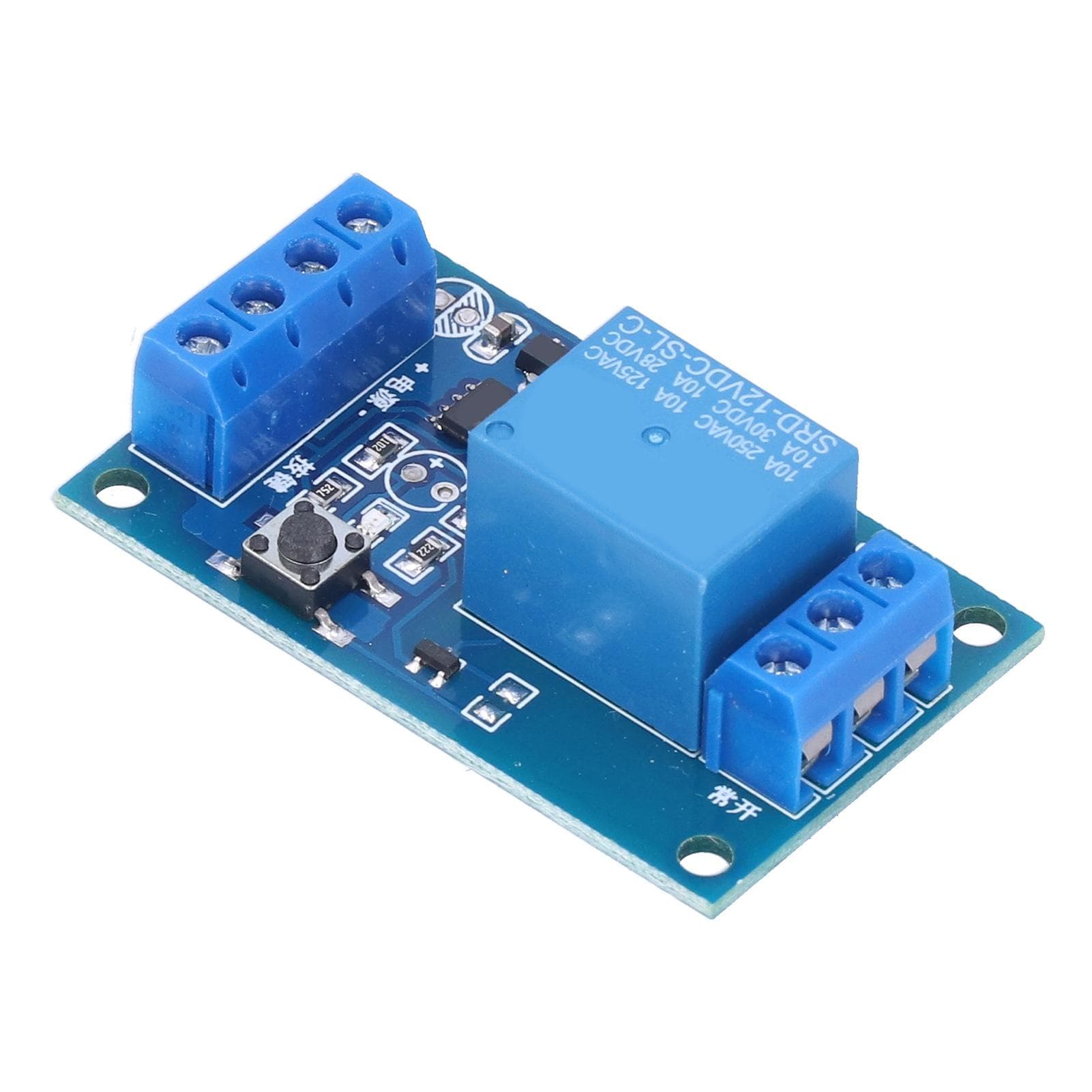 Relay Module Single Button Bistable Stable Reliable Performance Good Heat Dissipation12V Bistable