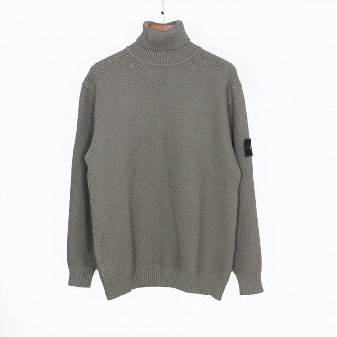 Cross-Border Stone Island Round Neck Unisex Pullover Sweater - European & American Trendy Style XXL