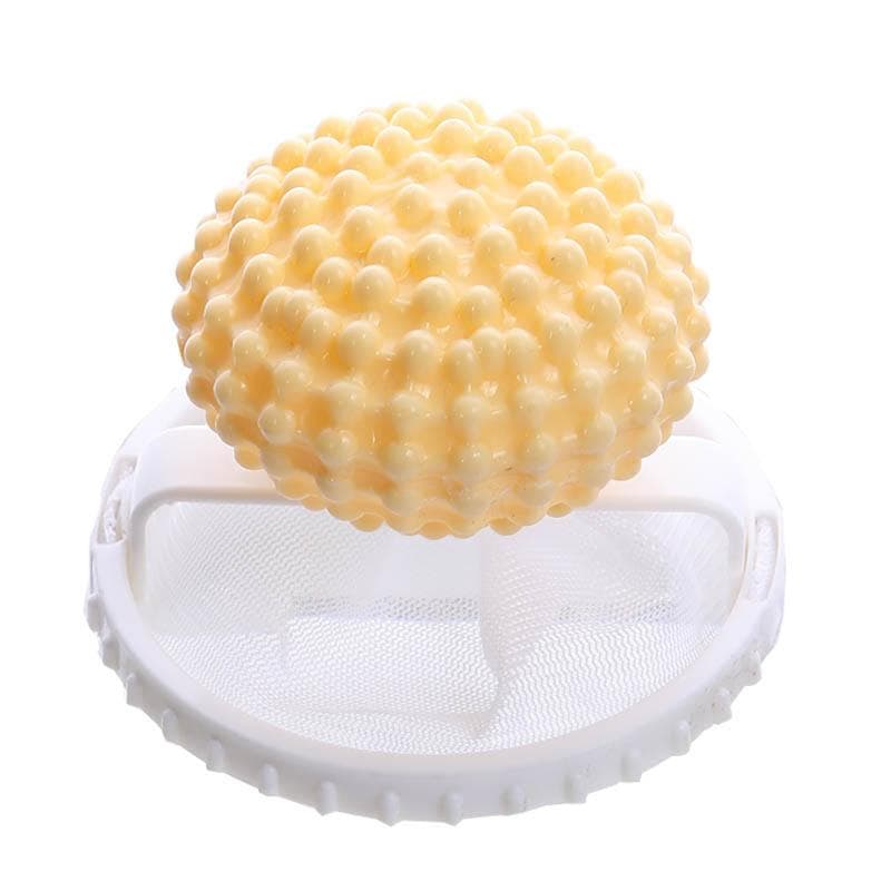 Pet Hair Remover Washing Machine Floating Lint Filter Bag Reusable Laundry Ball Clothes Hair Cleaning Tools Hair Catcher 1PC yellow