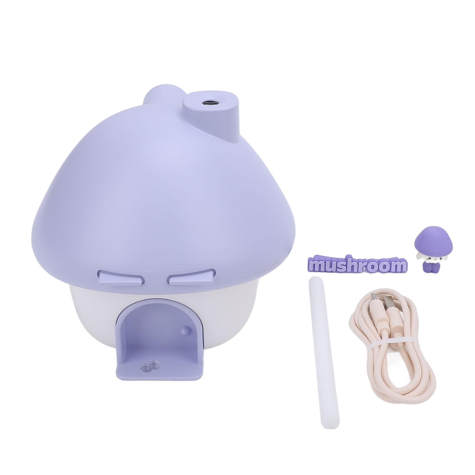 Small Humidifier Mushroom House Design Personal 300ml Personal Desk Humidifier for Bedroom Office