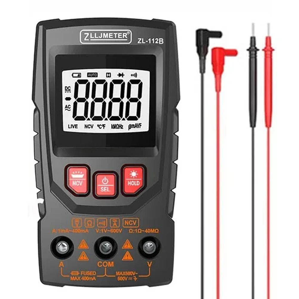 Professional Digital Multimeter Color Display Handheld Multimeter NCV Tester Professional Voltage ZL-112B multicolour