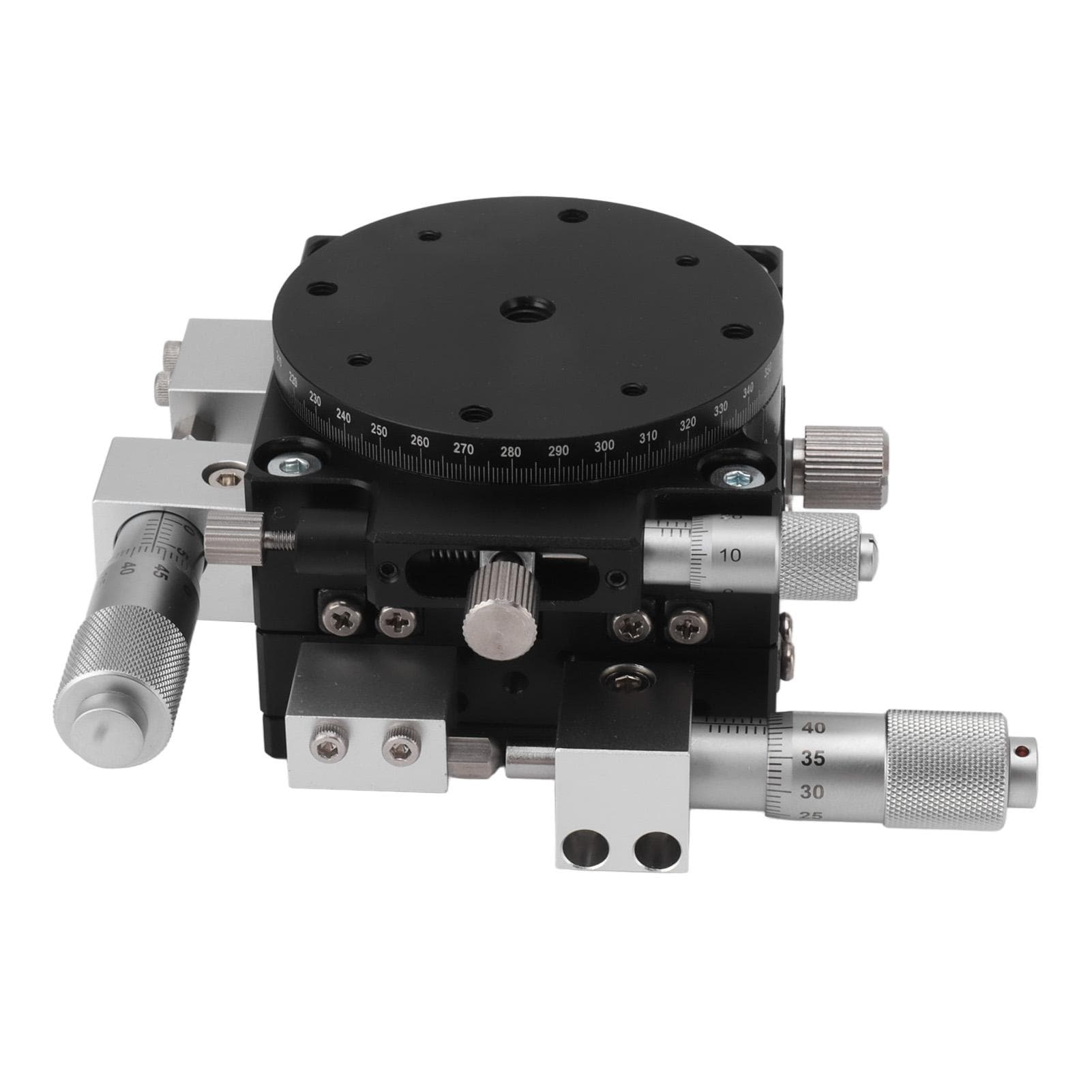 Manual Linear Positioning Stage XYR 3 Axes Micrometer Adjustable Bearing Tuning Platform Sliding