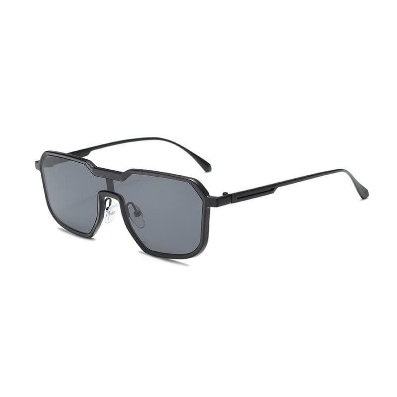 New Steampunk Style Metal Sunglasses for Men Women Luxury Designer Irregular Sun Glasses