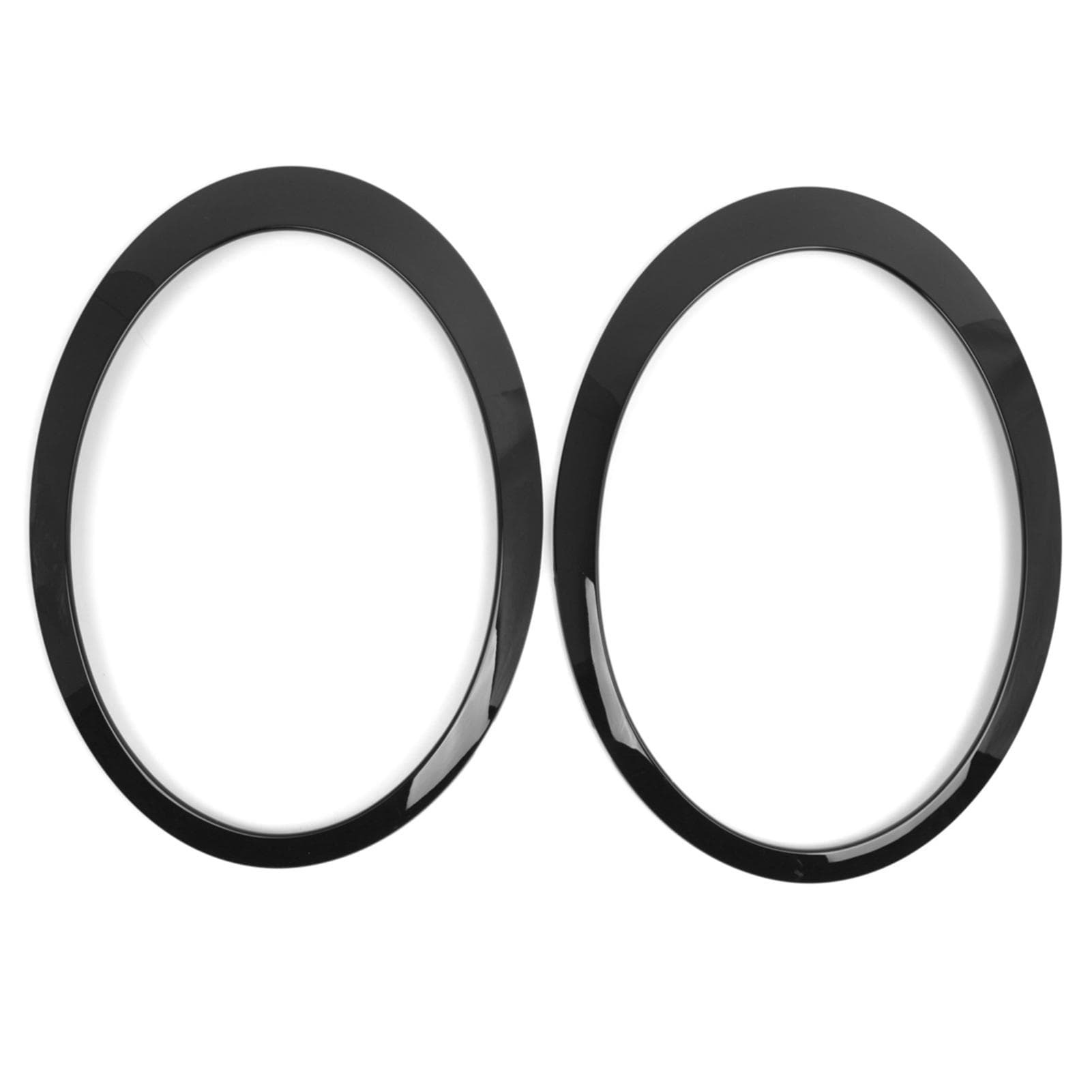 Headlight Trim Ring Black Replacement for BMW Mini Cooper One R50 R52 R53 20012006 1 Pair OEM black