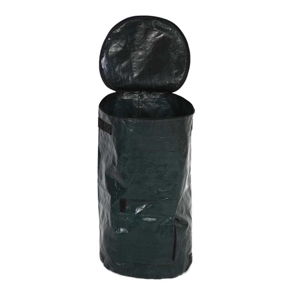 Organic Waste Kitchen Garden Yard Compost Bag Environmental PE Cloth Planter (45 x 80cm)