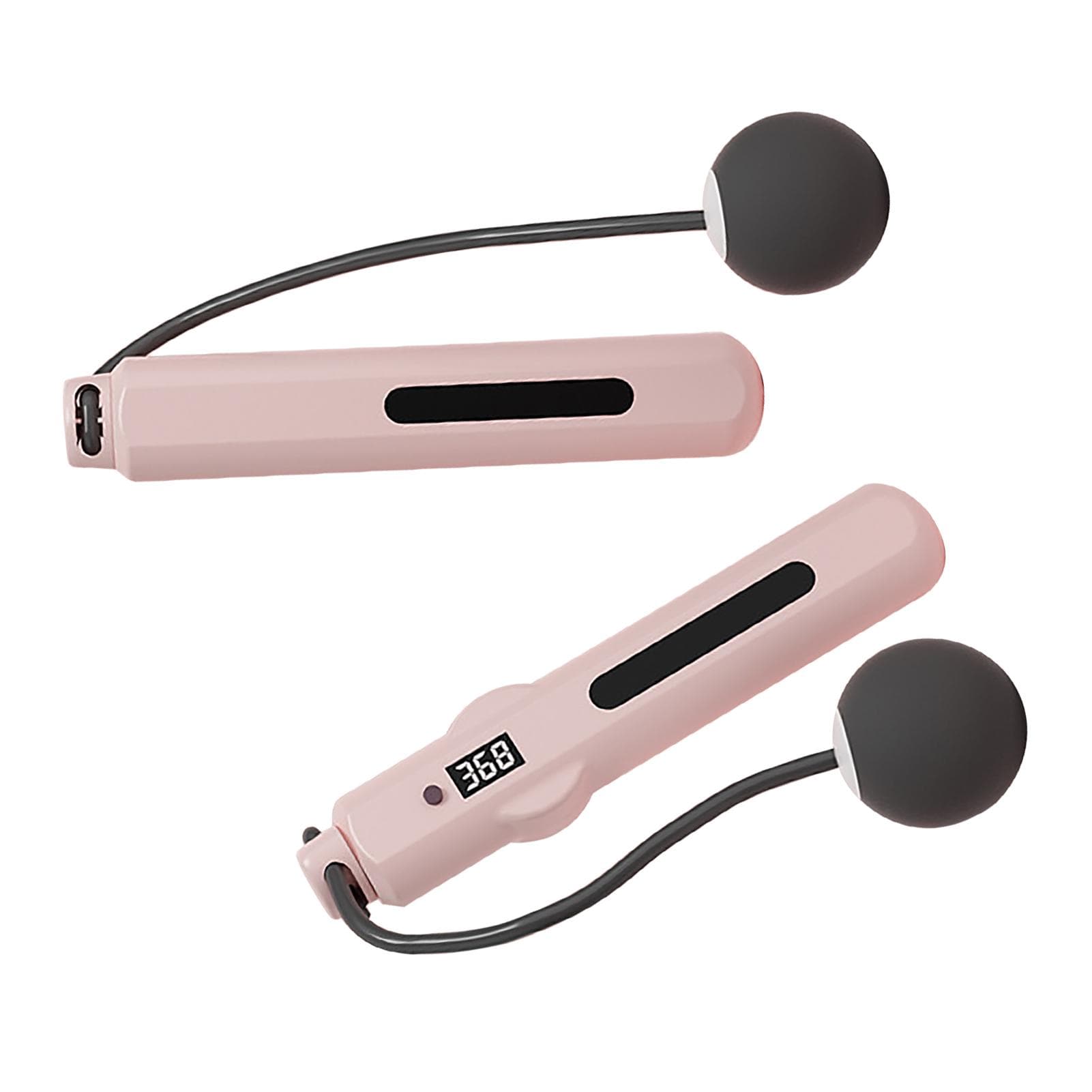 Cordless Jump Rope Intelligent Voice Broadcasting Weighted Jump Rope with Counting Screen for