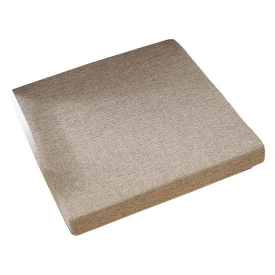Waterproof Seat Cushion with Anti-Slip Rubber Back Zipper Design Height Comfort Support Multi Colors Mat for Chair Patio Living Room Kitchen Bedroom 40x40cm beige