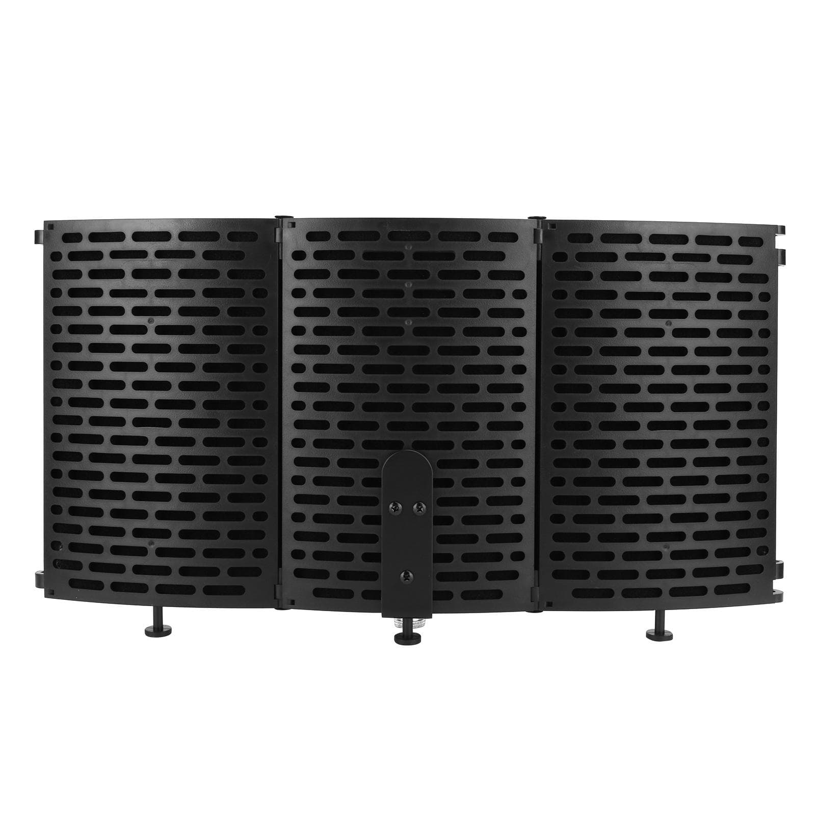 Sound Filter Microphone 3 Layers Foldable Wind Screen Board Sound Proof Cover Plate for Live
