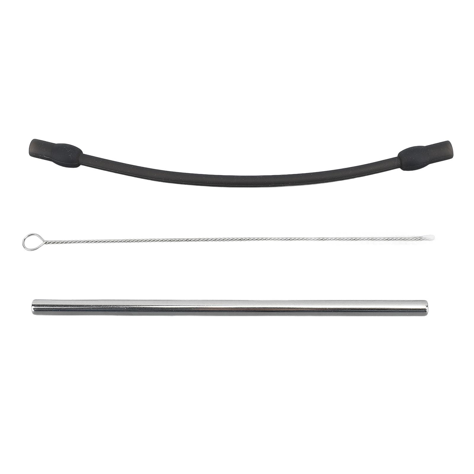 Coffee Machine Replacement Tube Stainless Steel Silicon Milk Hose with Cleaning Brush Coffee L