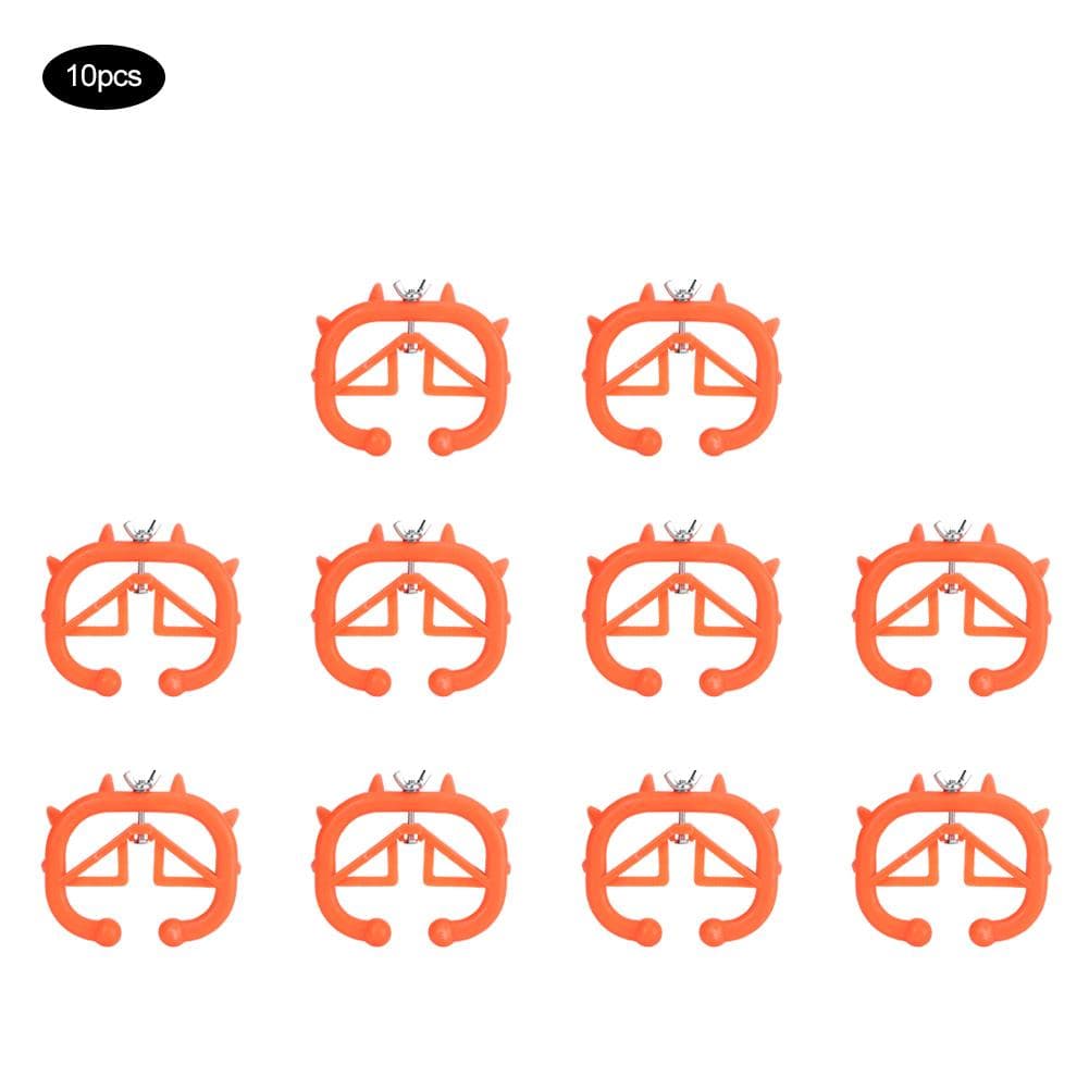 10Pcs Round Cow Nose Ring Animal Weaner Calf Plastic Weaning Tool Farm Supplies Accessories