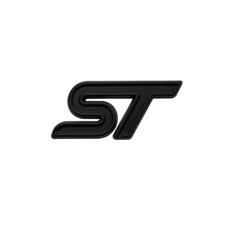 ST Logo Grille Badge 3D Metal Emblem Decal For ST Line Fiesta Focus Edition Car X KUGA Mondeo Ecosport Accessories brown