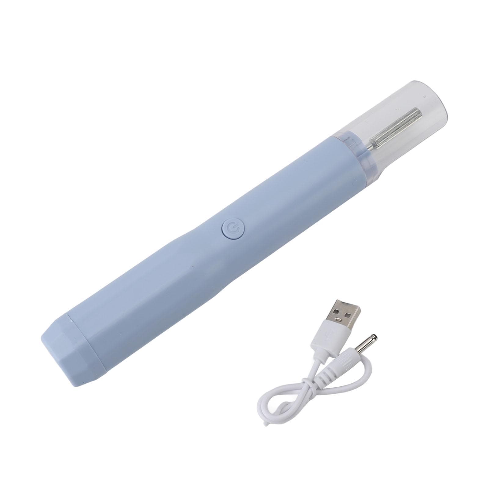 Electric Fish Scaler Automatic Handheld Quick Efficient ABS Stainless Steel Labor Saving Electric blue