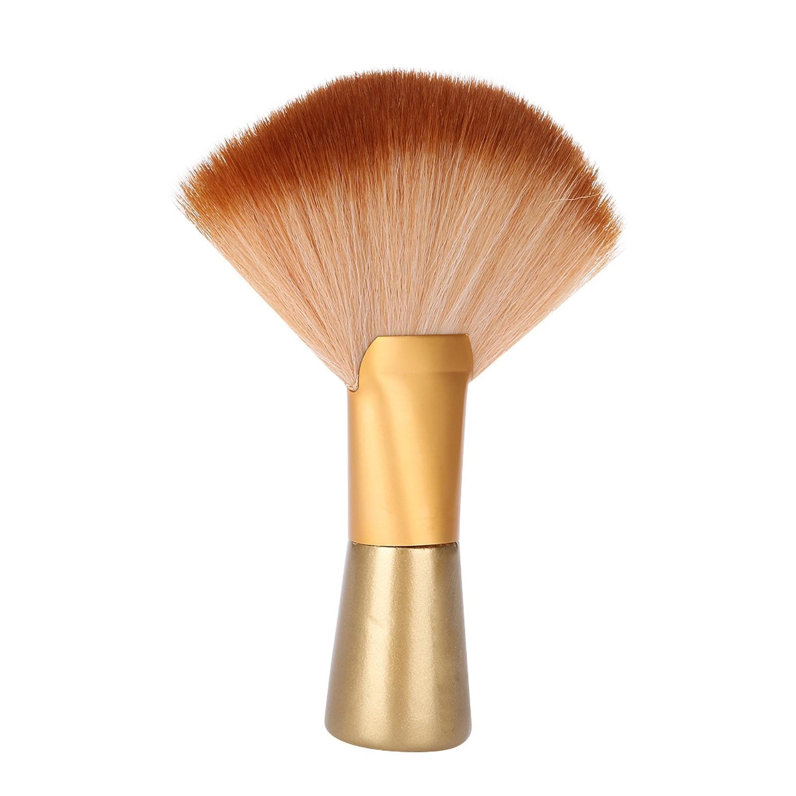 Soft Large Fan shaped Salon Stylist Barber Neck Face Duster Hair Brush Hair Cutting Tools