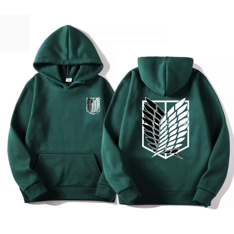 Japan Anime Attack on Titan Men Hoodies Autumn Casual Pullover Sweats Hoodie Fashion Sweatshirts Hip Hop Sweatshirt Clothes M
