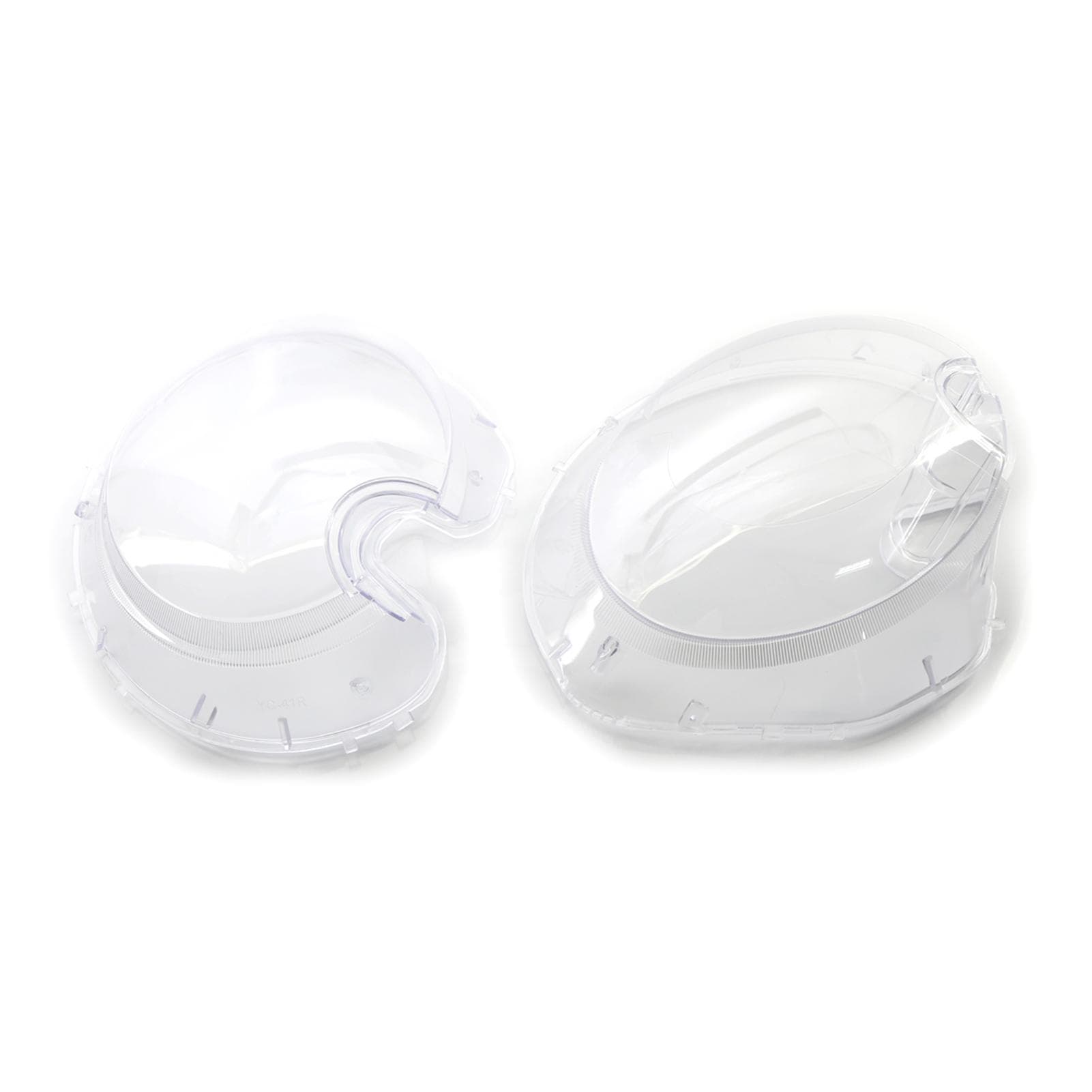 1 Pair Headlight Cover Clear Lens Left & Right 1305630537 63127270023 Replacement for Mini R56 transparent