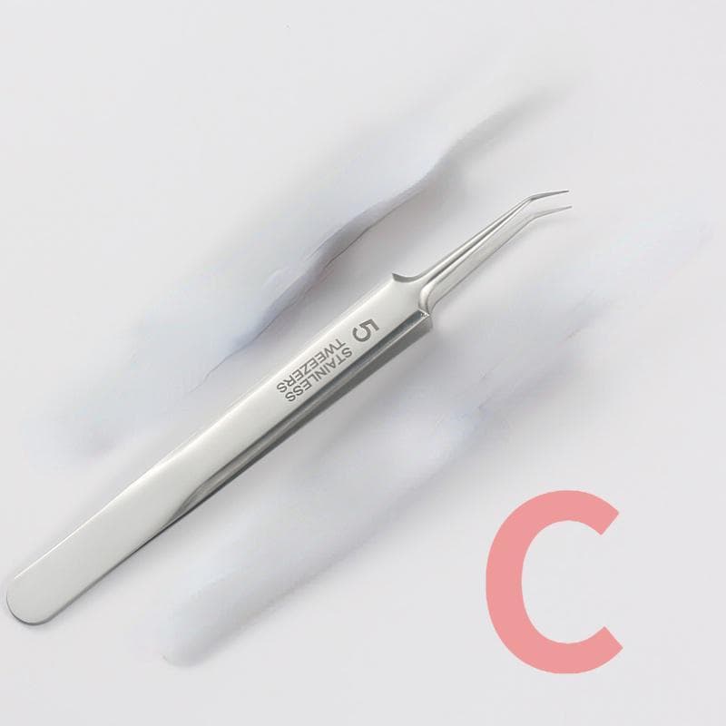 German Ultra-fine No. 5 Cell Pimples Blackhead Clip Tweezers Beauty Salon Special Scraping & Closing Artifact Acne Needle Tool