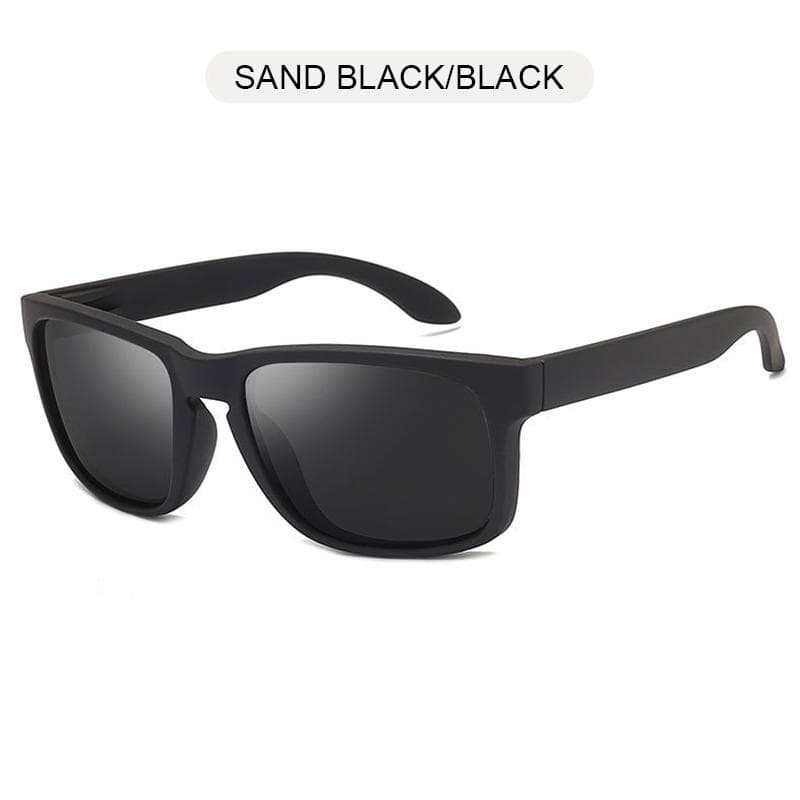 Classic Fashion Square Sunglasses Men Women Vintage Plastic UV400 Black Outdoor Sports Shades Stylish Unisex Polarized