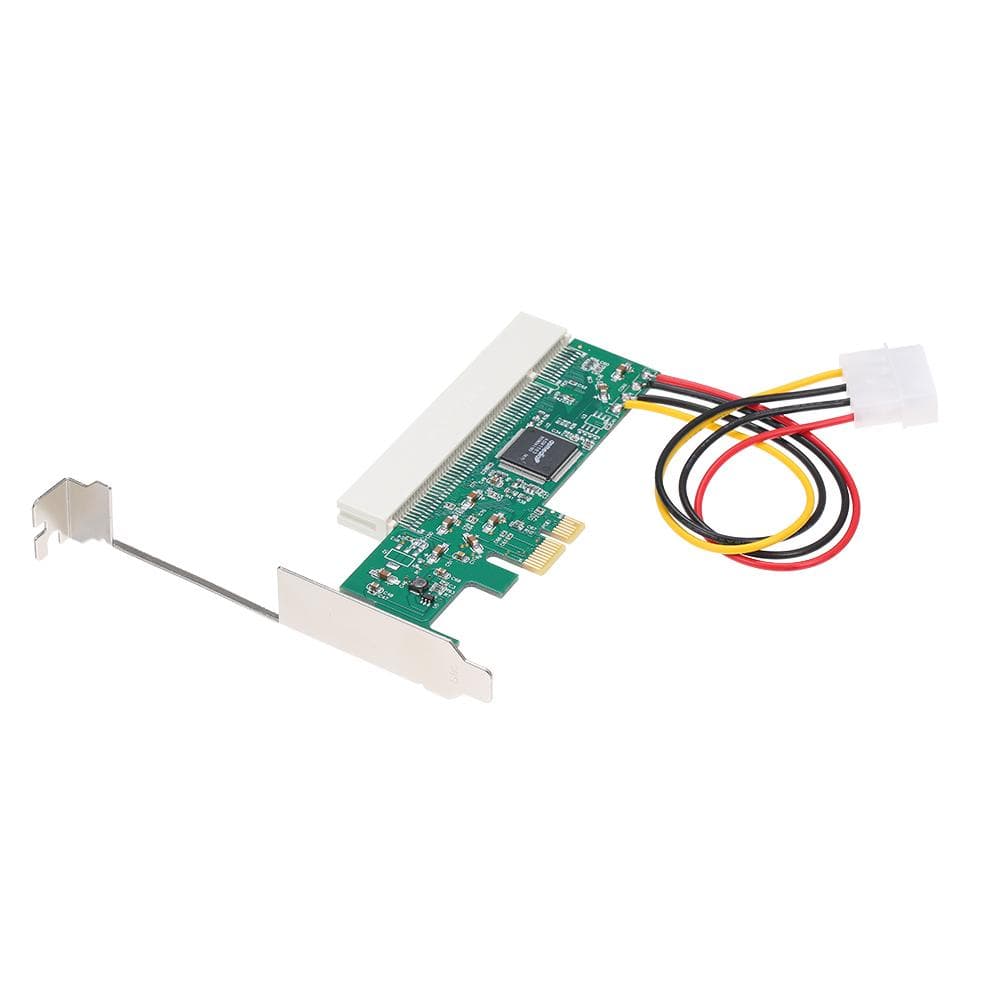 PCI Express to PCI Adapter Card PCI-E to PCI Converter with 4Pin Power Supply