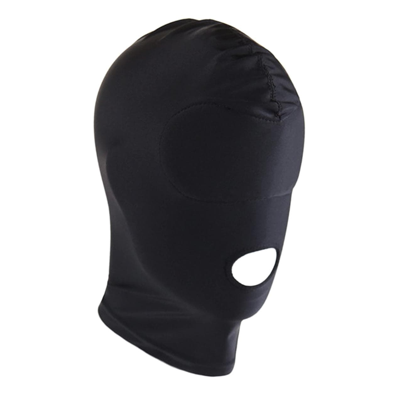 Unisex Mens Womens Full Face Mask Latex Head Mask Shiny Metallic Open Eyes Mouth Cosplay Headgear Hood for Role Play Costume