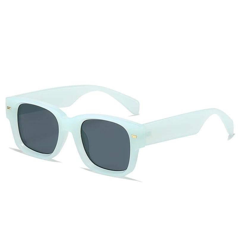 Vintage Square Jelly Color Sunglasses UV400 Protection Fashion Gradient Shades for Men Women Luxury Sun Glasses