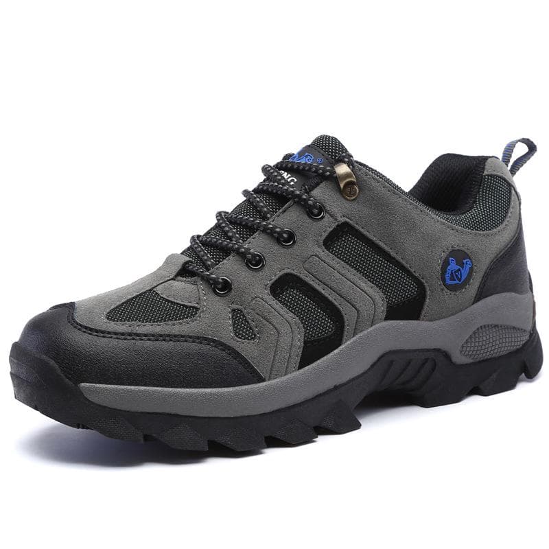 Men's Breathable Waterproof Hiking Shoes - Outdoor Non-Slip, Wear-Resistant, Thick Sole, Large Size, Plus Velvet Cotton Lining. 43