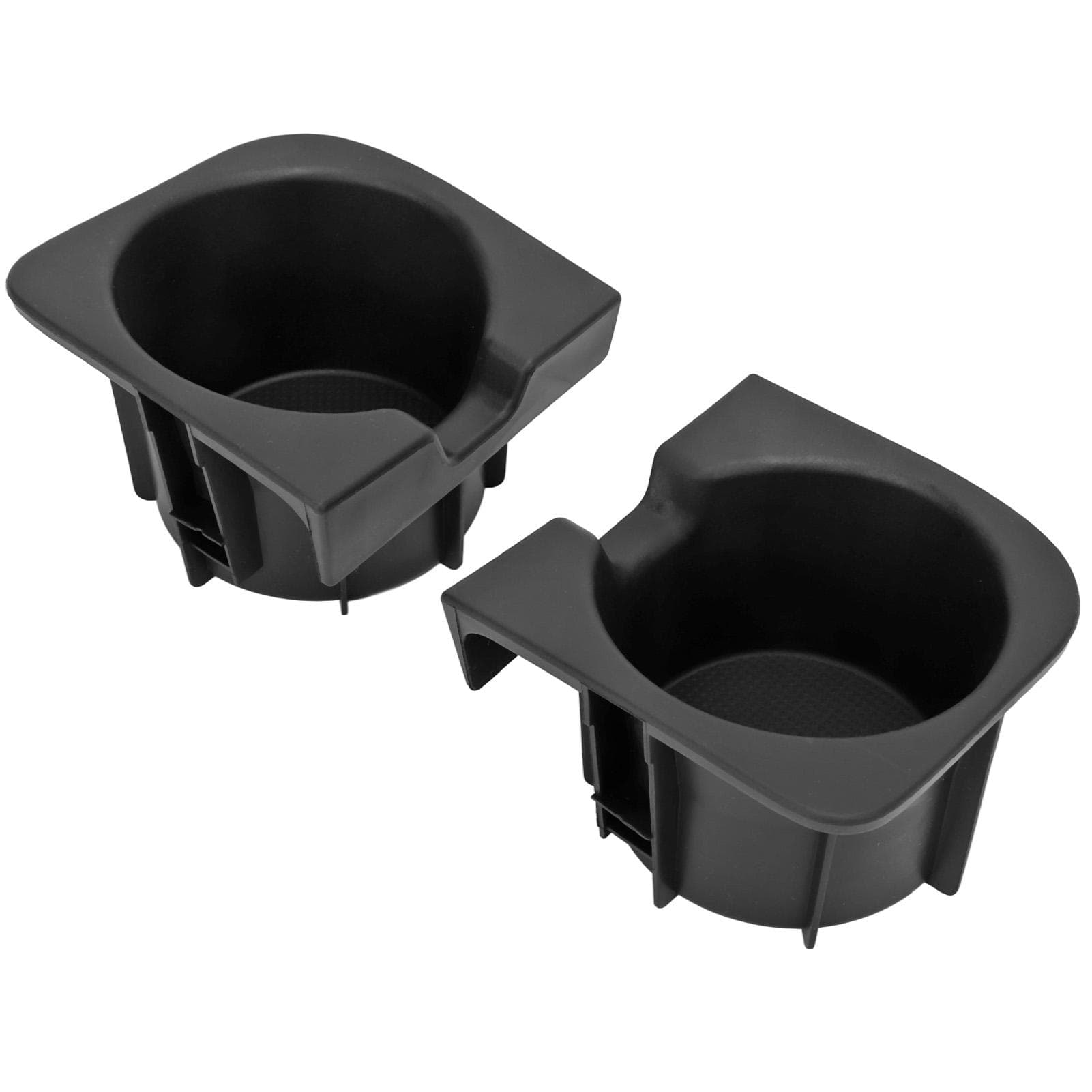 2pcs Center Console Insert Cup Holder Left Right Black Replacement for Tacoma 2005?2017