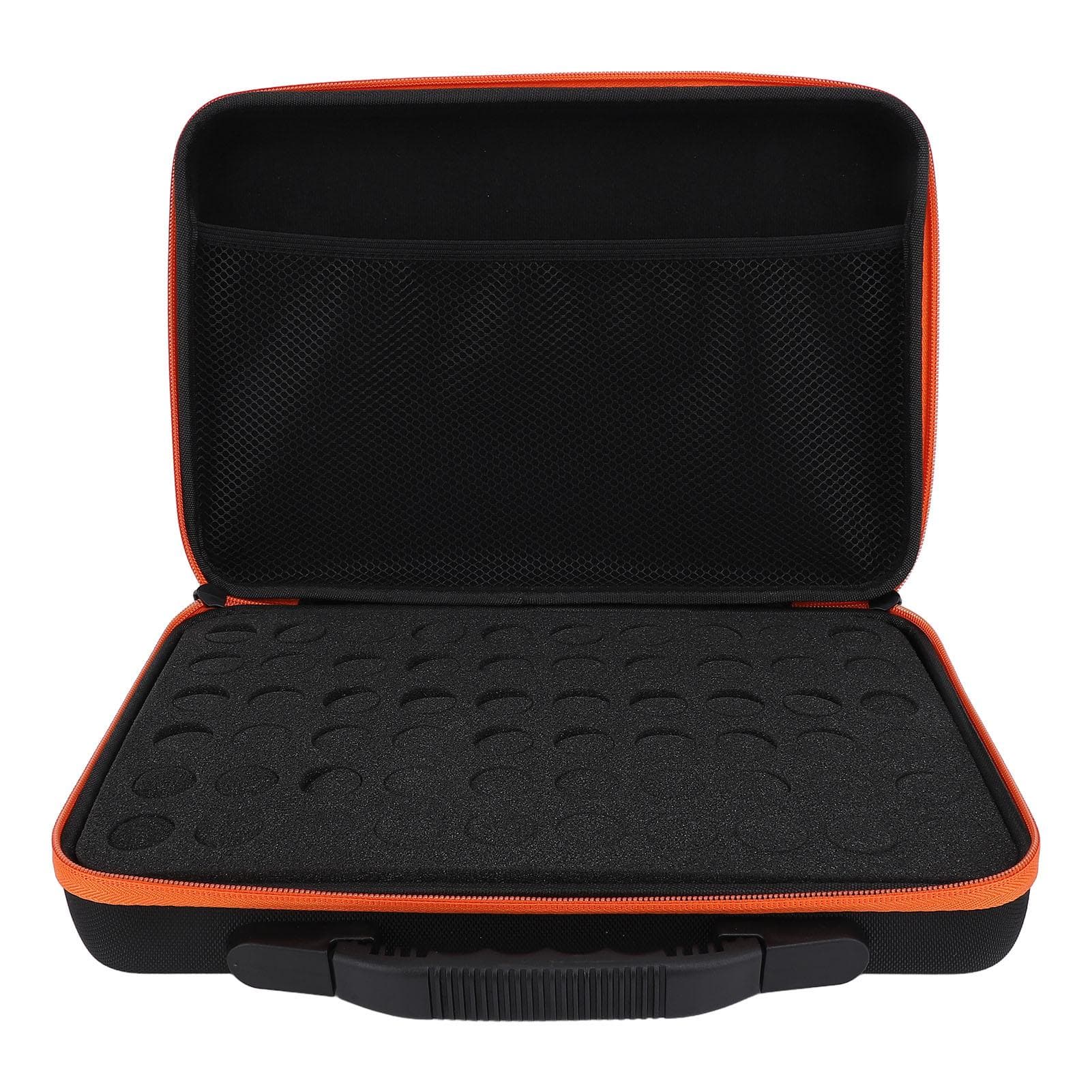 Essential Oil Carrying Case Holds 60 Grids 10ml Bottles Dual Zipper Shock Proof Essential Oil
