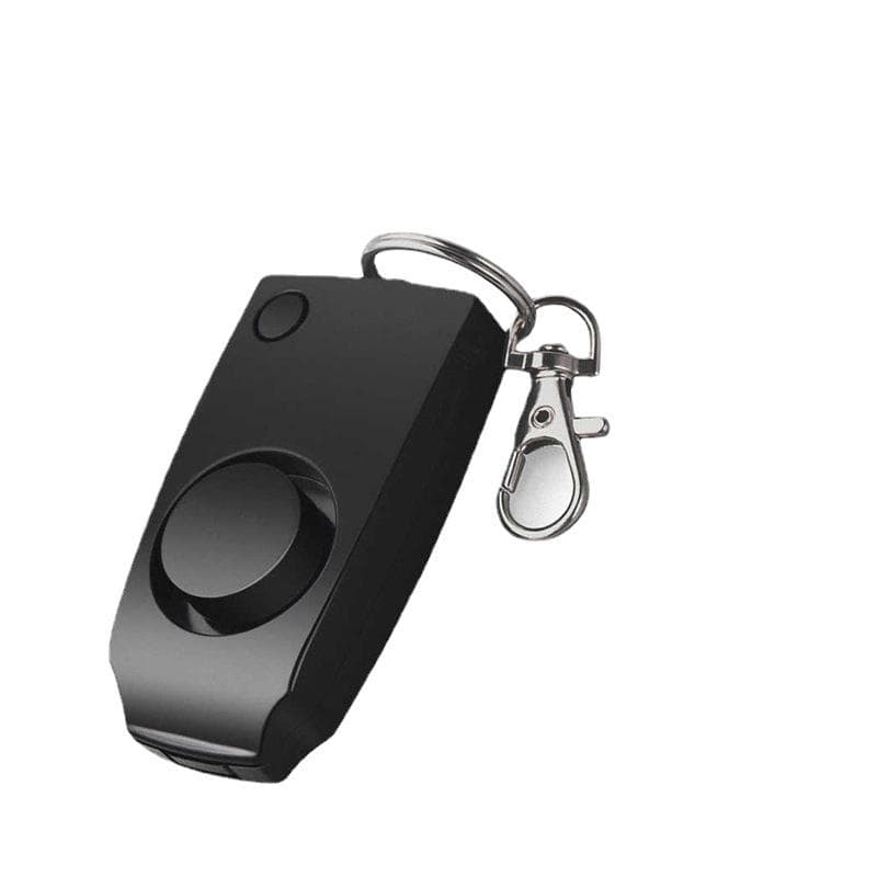 Self Defense Alarm 130dB Girl Women Security Protect Alert Wolf Personal Safety Scream Anti Rape Loud Keychain Emergency Alarm black