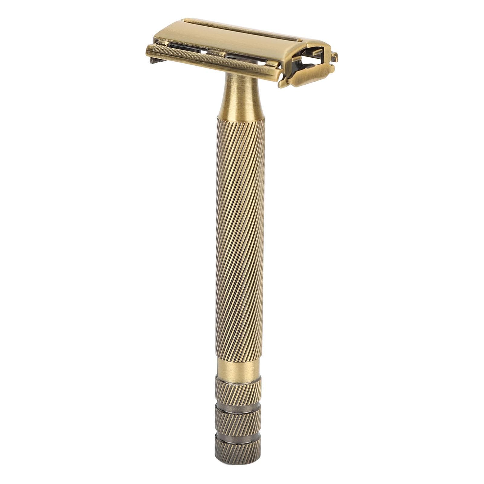 Shaving Razor Handle Safety Reusable Alloy Metal Razor Handle for Men Barbershop