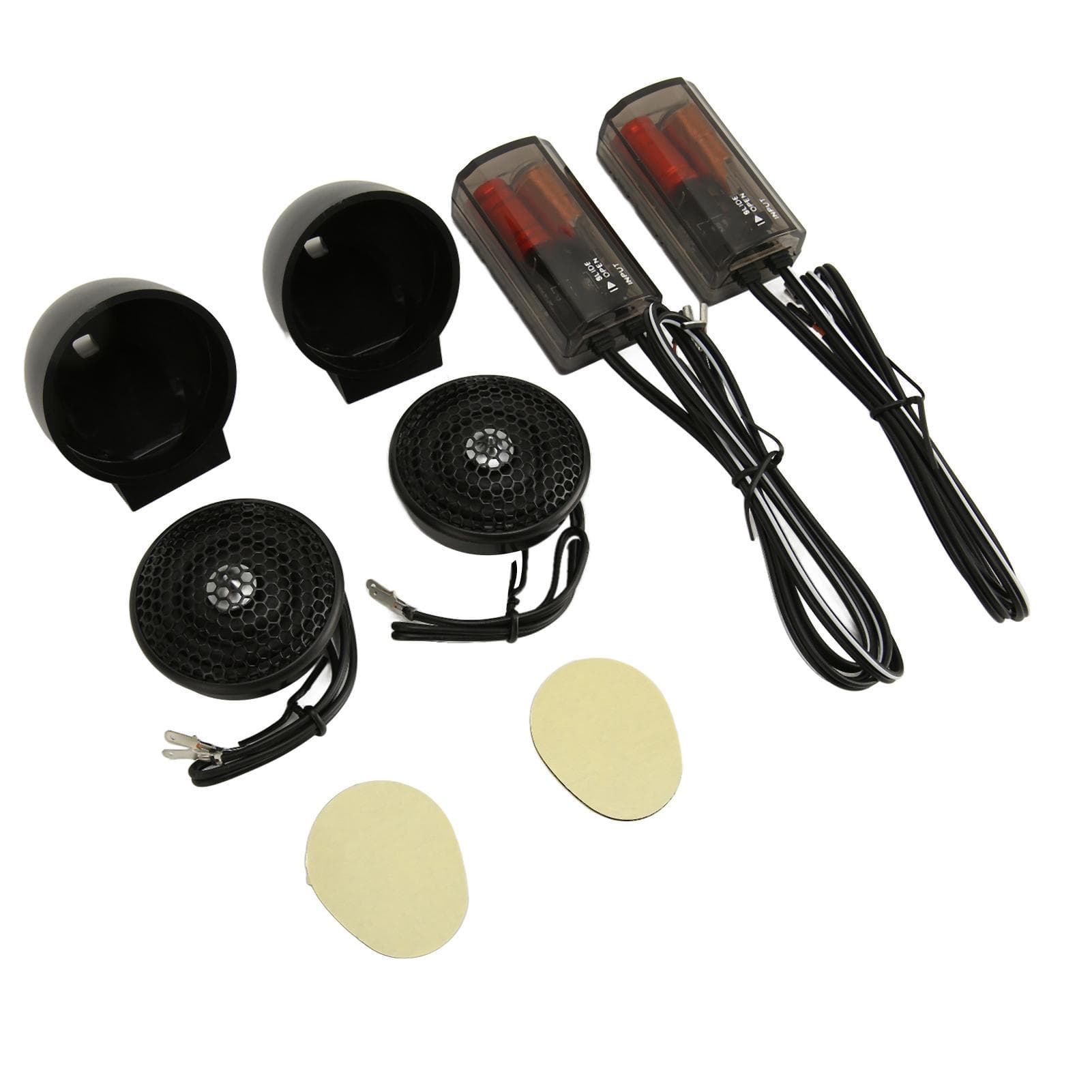 2pcs 150W Dome Tweeter High Sensitivity 2 Way System Black Mini o Tweeter for Car o Systems