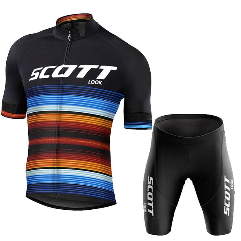 2025 Team Sportwear Cycling Jersey Set Summer Cycling Clothing MTB Bike Clothes Uniform Maillot Ropa Ciclismo Man Bicycle Suit 3XL