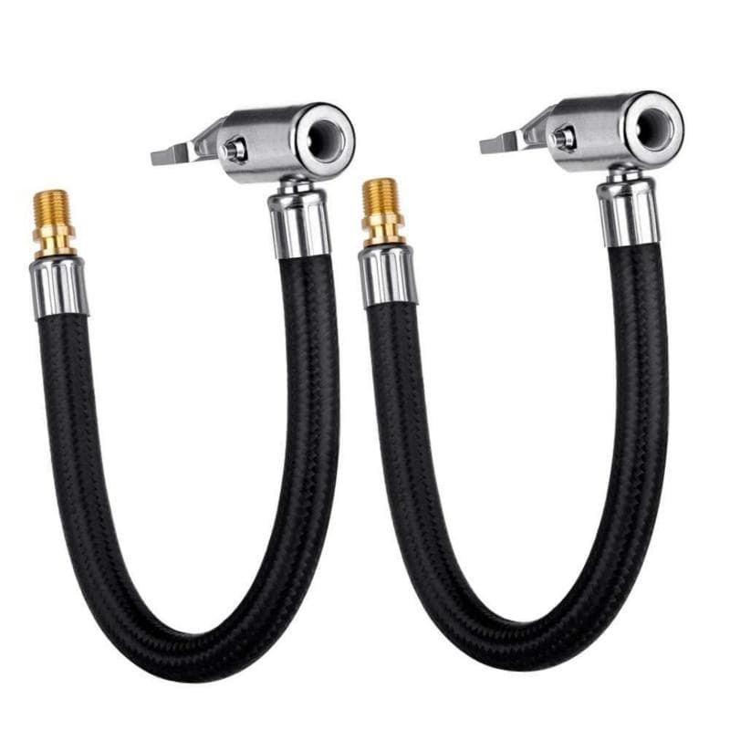 Bike Motorcycle Car Tire Air Inflator Hose Inflatable Pump Extension Tube Adapter Twist Tyre Locking Air Chuck Air Connection 30cm