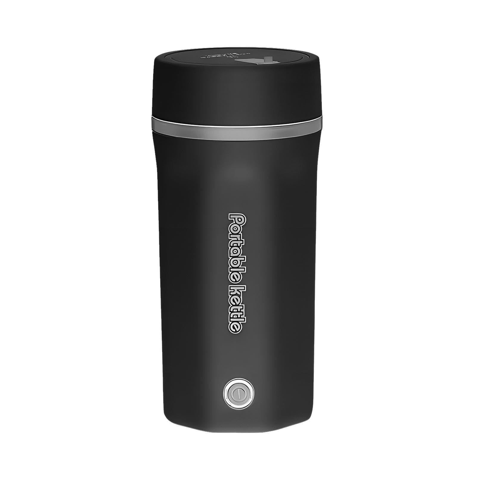 Portable Travel Electric Kettle 500ml Stainless Steel Portable Electric Kettle for Boiling Water EU Plug black