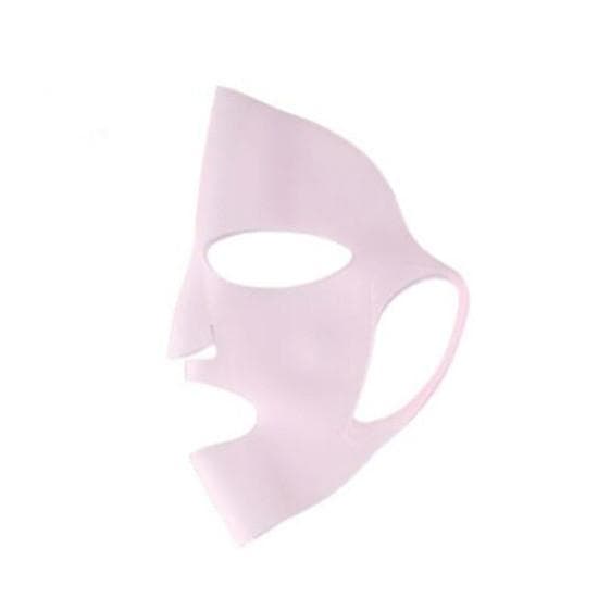 New Silicone Face Mask Cover Prevent Mask Essence Evaporation Speed Up The Absorption Moisturizing Facial Mask Cover Reusable pink