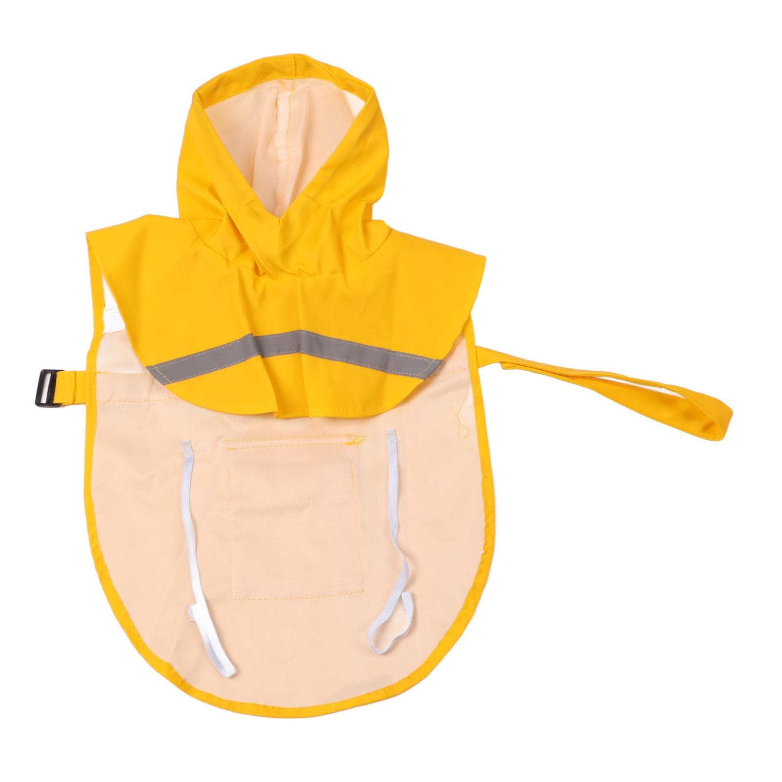 Dog Raincoat Multipurpose Stylish Lightweight Reflective Hooded Pet Rain Jacket for Outdoor Travel