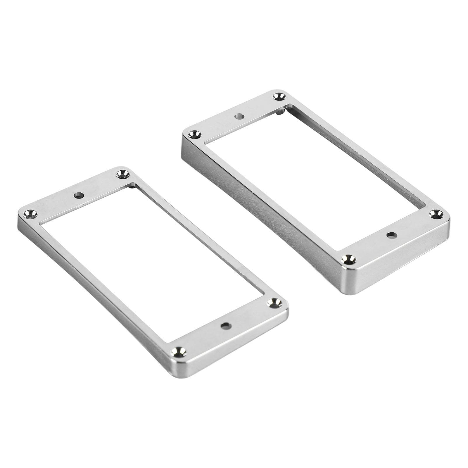 2Pcs Pickup Mounting Ring Metal Double Coil Pickup Mounting Cover Frame Musical Instrument